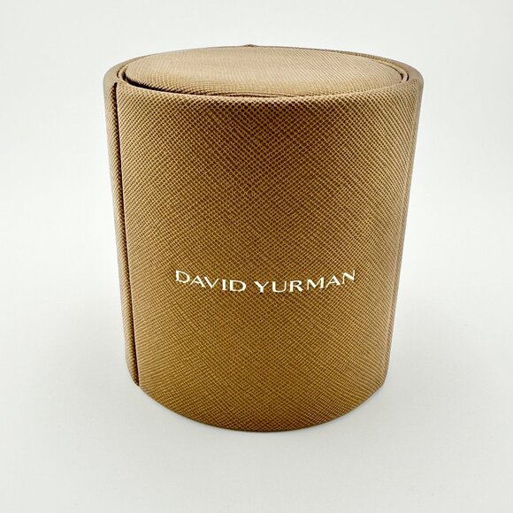 NEW IN BOX David Yurman Leather Round Jewelry Organizer RARE - 2025 EXCLUSIVE - Picture 3 of 4
